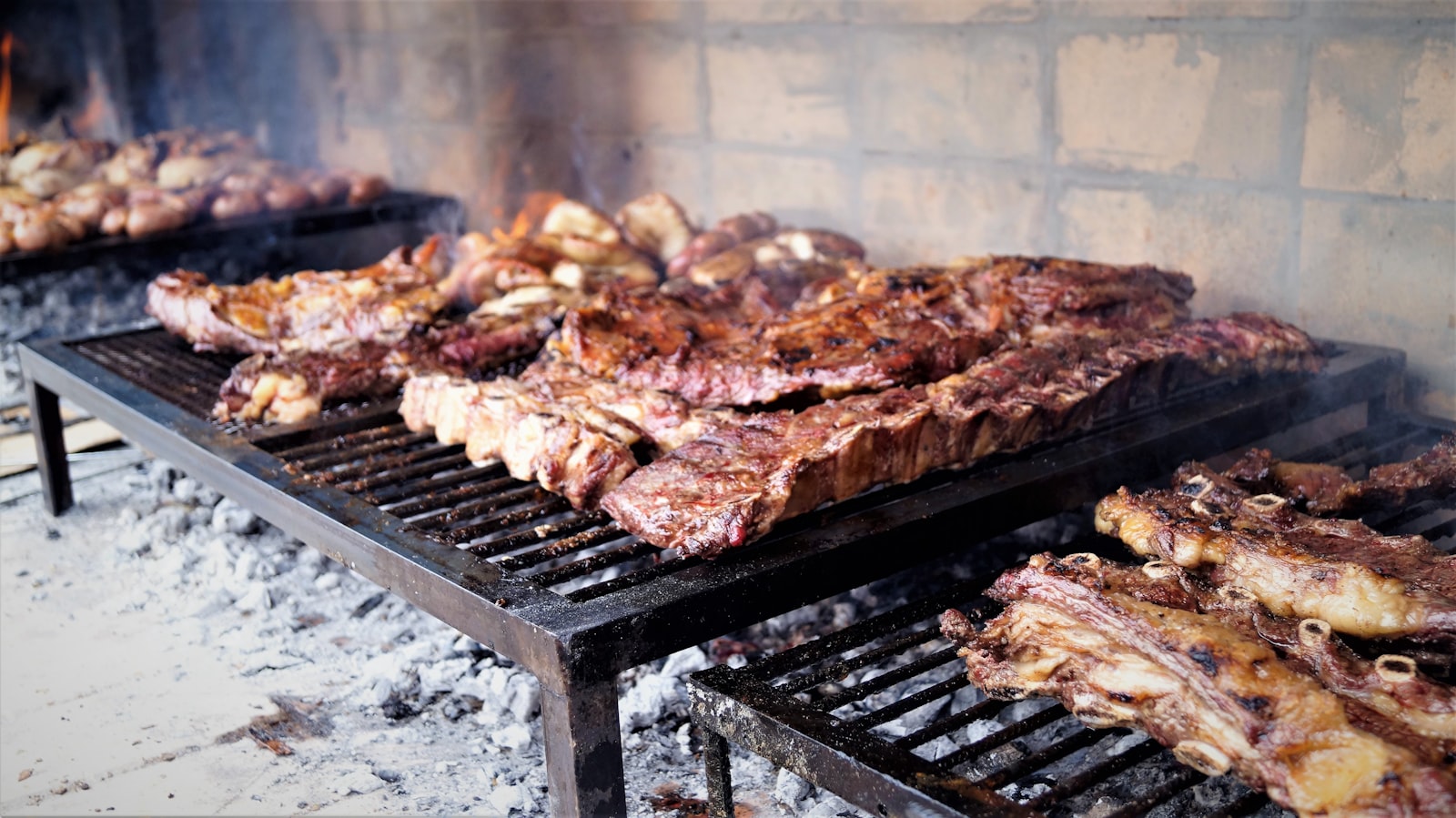 Asado en el campo